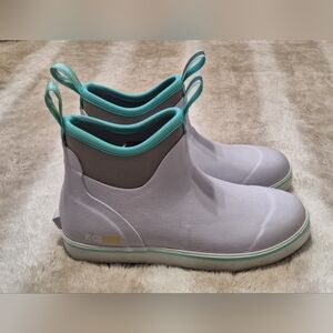Kalkal Women's Deck Boots, Waterproof Ankle Boots - 8